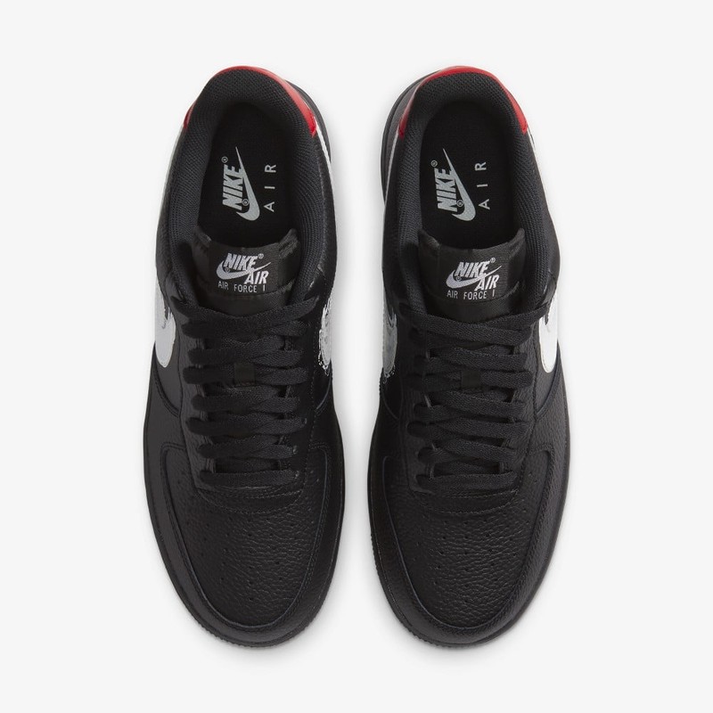 nike air force 1 brushstroke black